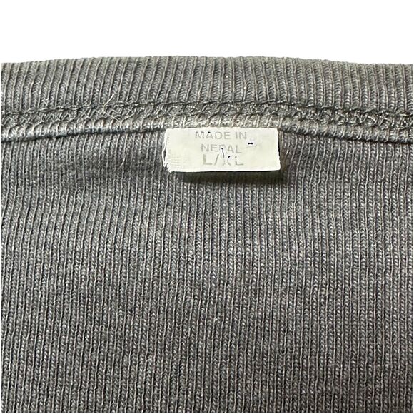 Tie Dye Boho Hippie Patchwork T Shirt Art To Wear Size L / XL Nepal Whimsy - Picture 8 of 10